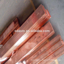 Red Color Copper Flat Rod Alloy Copper Bar T1 T2